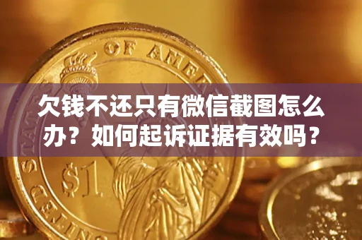 济南欠钱不还只有微信截图怎么办？如何起诉证据有效吗？