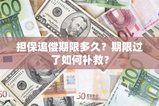 济南担保追偿期限多久？期限过了如何补救？