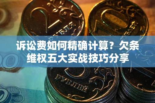 济南诉讼费如何精确计算？欠条维权五大实战技巧分享