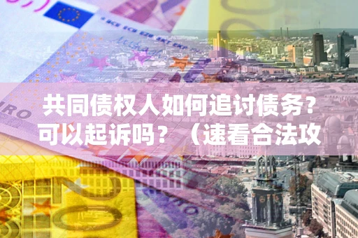 济南共同债权人如何追讨债务？可以起诉吗？（速看合法攻略）
