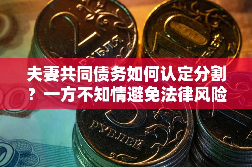 济南夫妻共同债务如何认定分割？一方不知情避免法律风险必看！